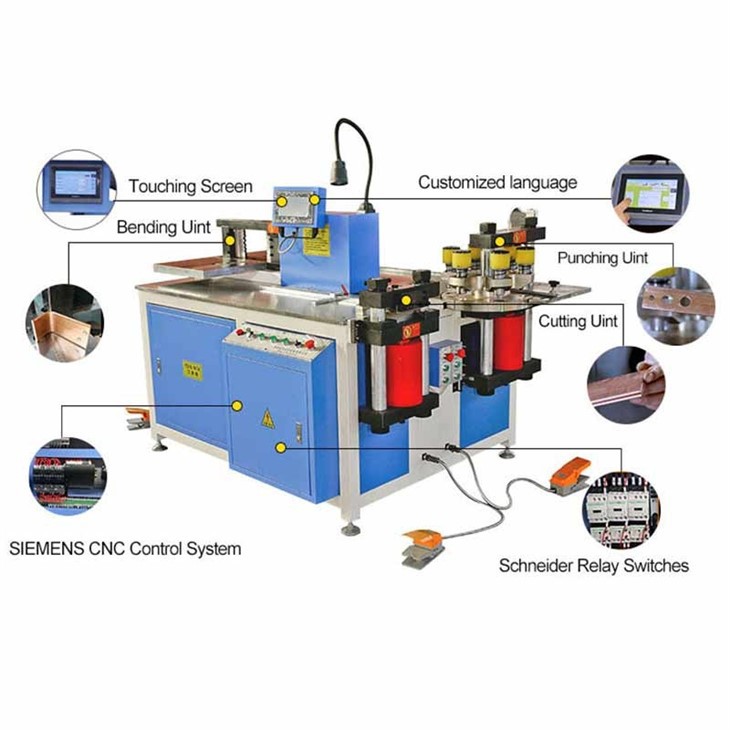 cnc copper busbar bending machine